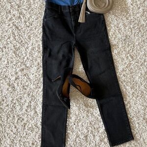 Anine Bing EUC charcoal denim straight leg jeans. Perfect fit and style!